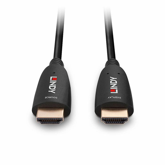 Lindy Cable HDMI 2.1 Fibra Óptica Híbrido 8K60 48Gbps 60m - eARC, VRR, ALLM, HDR10+, Dolby Vision