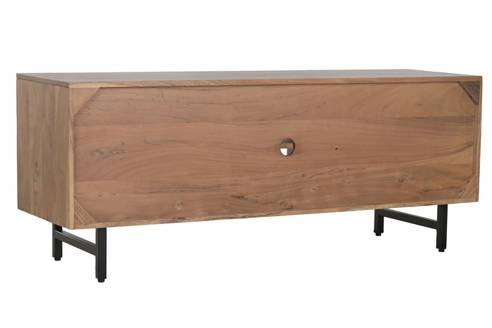 DKD Home Decor Mueble TV Moderno Marron Negro 140 x 40 x 55 cm