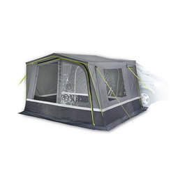 High Peak Tramp 2.0 Busvorzelt Tienda de Campaña Grupo, Estructura Rígida, Impermeable 4 m, Gris/Limette