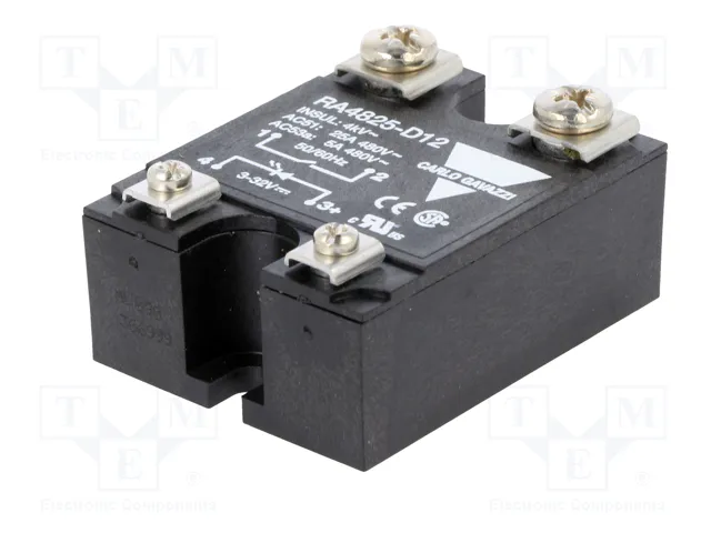 CARLO GAVAZZI RA4825-D12 Relé de Estado Sólido Monofásico 25A
