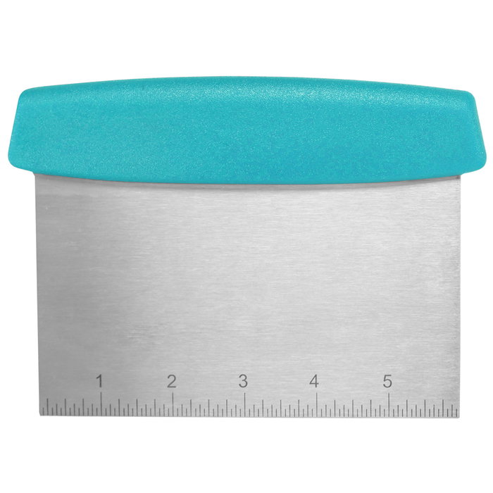 Lily Cook Rasqueta Cortador de Masa con Lámina de Acero Inoxidable y Divisiones Numéricas, 17x12 cm