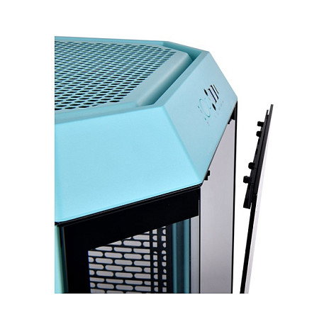 Thermaltake Caja PC The Tower 300 Turquoise Micro Torre ATX/Mini-ATX SPCC con Panel de Vidrio Templado para Hogar/Oficina