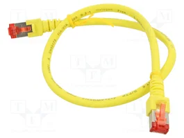 HELU Patch cord S/FTP Cat 6 RJ45 0,5m amarillo