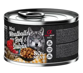 Alpha Spirit Albondigas Ternera Con Salvia 6x200 gr
