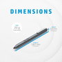 HP HP MPP 1.51 Pen Stylus Compatible con Microsoft, 2 Botones Personalizables, Precisión de Punta, Hasta 18 Meses de Batería, Clip para Transporte