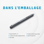HP HP MPP 1.51 Pen Stylus Compatible con Microsoft, 2 Botones Personalizables, Precisión de Punta, Hasta 18 Meses de Batería, Clip para Transporte