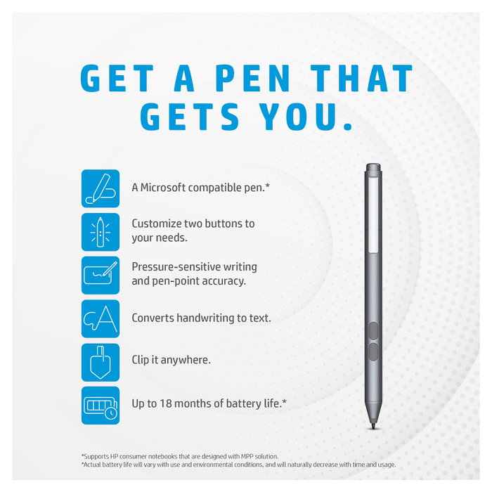 HP MPP 1.51 Pen Negro