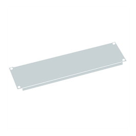 VALUE Placa ciega de 48,26 cm para rack de 19 pulgadas, 3 HE, gris