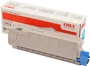 Oki Cartucho de Tóner Cian 46507507 para Serie C612
