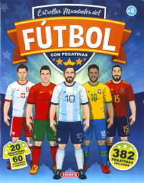 Estrellas mundiales del fútbol con pegatinas, Susaeta, Equipo - SUSAETA EDICIONES