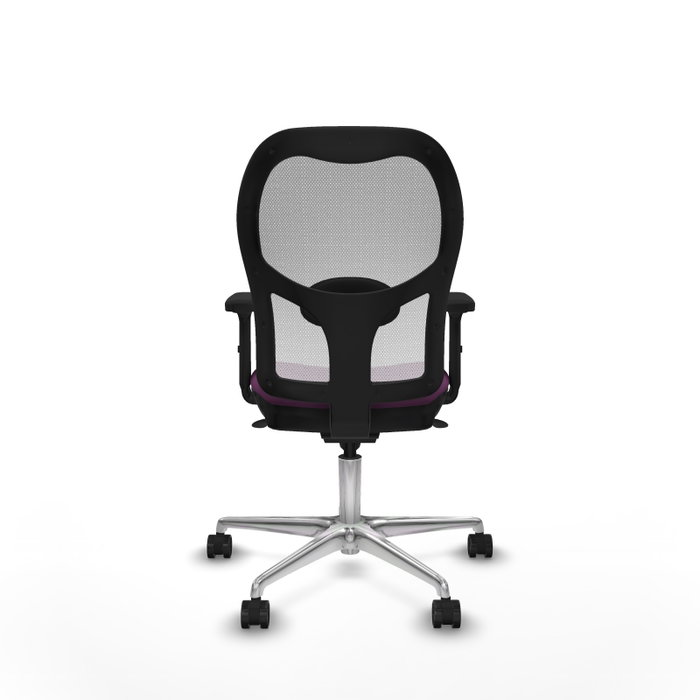 PIQUERAS Y CRESPO Silla de oficina Jorquera con mecanismo Sincro, Morado y Blanco PIQUERAS Y CRESPO Silla de oficina Jorquera con mecanismo Sincro, Morado y Blanco