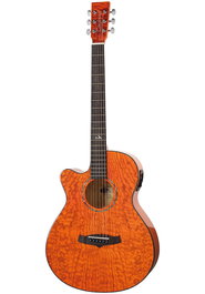 Guitarra Acústica Super Folk Zurda Serie Azure