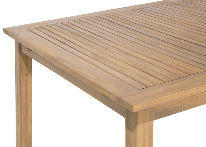 DKD Home Decor Mesa de Comedor de Teca Extensible a 240 cm Marrón
