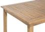 DKD Home Decor Mesa de Comedor de Teca Extensible a 240 cm Marrón