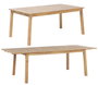 DKD Home Decor Mesa de Comedor de Teca Extensible a 240 cm Marrón