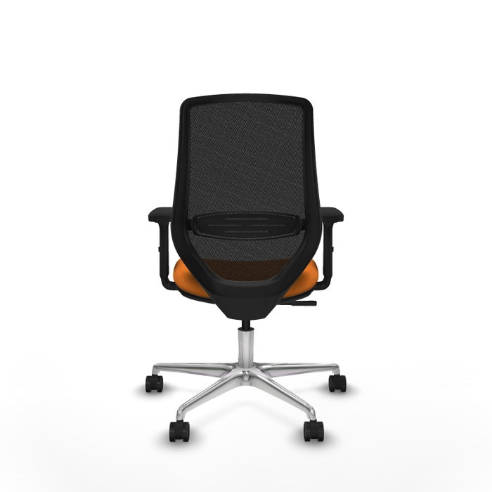 PIQUERAS Y CRESPO Silla de oficina Mardos con mecanismo Sincro, Naranja y Negro PIQUERAS Y CRESPO Silla de oficina Mardos con mecanismo Sincro, Naranja y Negro