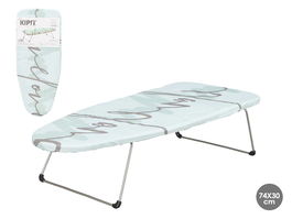 Kipit Tabla Planchar Sobremesa Love 30 x 74 cm Azul y Negro (Set de 6)