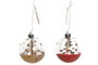 DKD Home Decor Decoración Colgante LED 8x8x8 Surtida