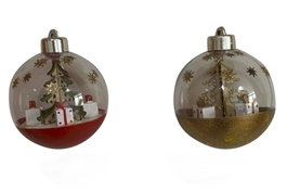 DKD Home Decor Decoración Colgante LED 8x8x8 Surtida