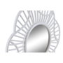 DKD Home Decor Set de 3 Espejos de Cristal 25x25 cm, Surtido Dorado y Blanco