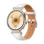 HUAWEI WATCH GT6 41mm Reloj Inteligente Oro con Pantalla AMOLED Táctil 3.35 cm (1.32"), Banda Cuero Blanco, Referencia Konsu-B19L