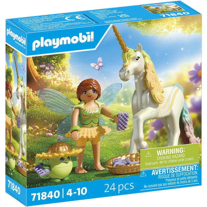 PLAYMOBIL Unicornio Rainbow Flower con Hada y acompañante PLAYMOBIL Unicornio Rainbow Flower con Hada y acompañante
