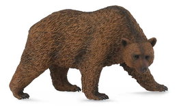 Collecta Oso Pardo De Pie L 88560 A Natural World of Miniature Animales Salvajes Figura de Juguete Educativa +3 Años