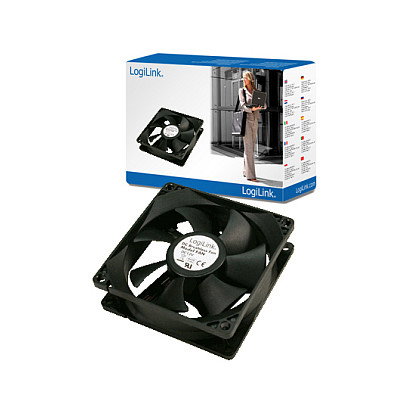 LogiLink Ventilador 120x120x25 mm Negro LogiLink Ventilador 120x120x25 mm Negro