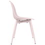 Home Deco Kids Silla Infantil Rosa Modelo Lina para Habitaciones Infantiles 35,7x31x58,5 cm