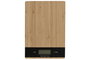 DKD Home Decor Báscula Digital de Bambú y Metal Negro