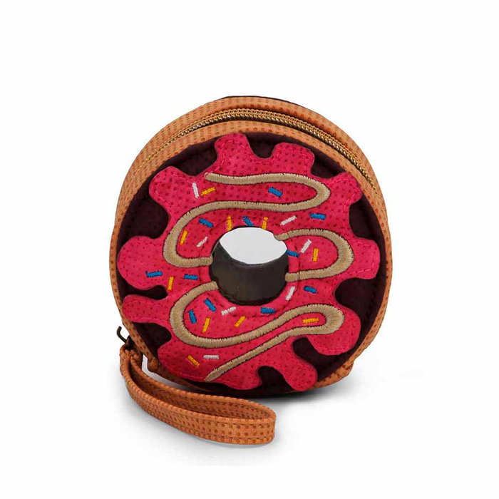 Oh My Pop Monedero Ring Popnut Rosa Dimensiones: 10 x 10 x 6 cm Capacidad: 0.60 L Material: PVC