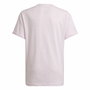 Camiseta de Manga Corta Infantil Adidas G Fi Bl Rosa