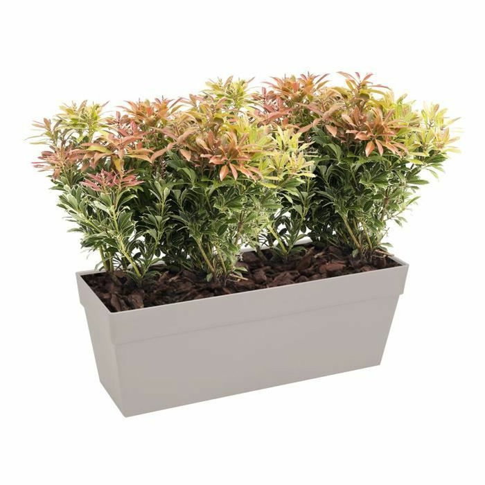 Elho Jardinera de balcón Loft Urban - 50 cm - Gris Antracita