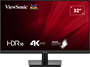 ViewSonic VA VS19992 Monitor LED 32" (81,3 cm) 4K Ultra HD 3840x2160 IPS, 60 Hz, 4 ms, HDR10, Flicker-Free, Low Blue Light, VESA, Negro