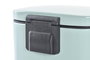 DKD Home Decor Papelera de Metal y PP Verde con Cerrado Lento