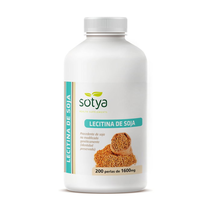 SOTYA Lecitina de Soja 200 perlas de 1600mg