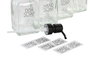 DKD Home Decor Set de 3 Dosificadores de Cristal 450ml