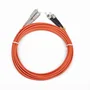 Gembird CFO-STSC-OM2 Cable de Fibra Óptica Multimodo OM2 2m, Conectores ST/SC Macho, Color Naranja, Full Duplex