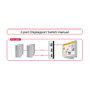 DeLOCK DisplayPort 1.4 Umschalter 2 Port manuell 87668