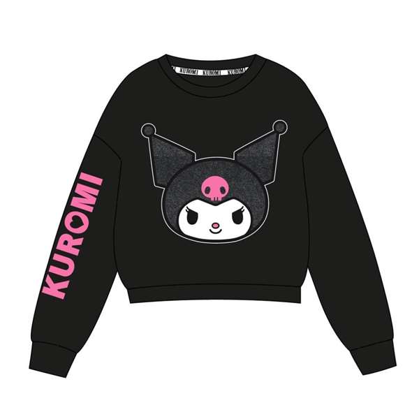 Cerdá Sudadera Cotton Brushed Hello Kitty Kuromi Niña 14 Años Negro Cerdá Sudadera Cotton Brushed Hello Kitty Kuromi Niña 14 Años Negro