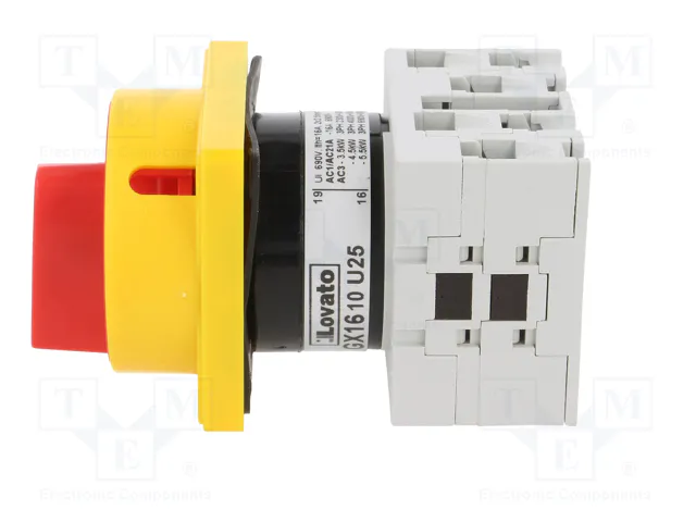 LOVATO ELECTRIC Interruptor de leva 16A 0-1 de 2 posiciones