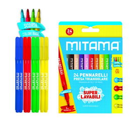 Rotulador Fibra Mitama Triangular 3Mm Caja De 24