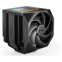be quiet! Dark Rock Elite Refrigerador de Aire para CPU con 2 Ventiladores PWM, 7 Tubos de Cobre, TDP 280W, Compatible con Intel LGA 1851/1700/1200/1151 y AMD AM5/AM4