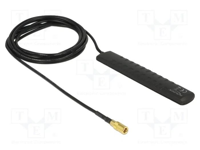 DeLOCK 89497 Antena de TV DAB+ DVB-T2 con conector SMB y 20 dBi