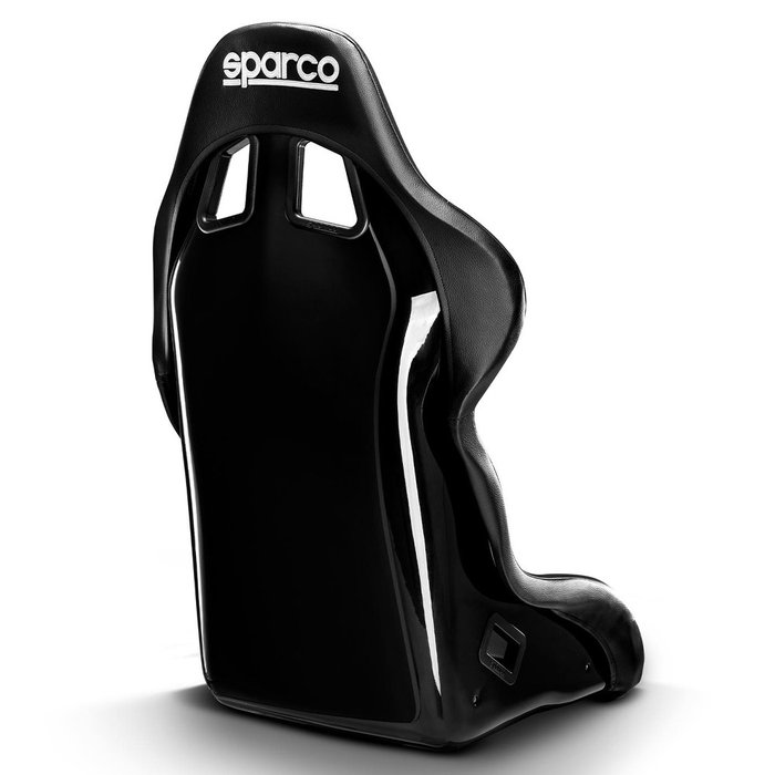 Sparco EVO QRT Asiento Deportivo, Tejido Antideslizante, Carcasa QRT Ligera, Acabado Piel Sintética Sky, Homologación FIA 8855-1999, Ideal Rally, Circuito, Sim Racing, S008007RNRSKY