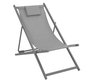 DKD Home Decor Hamaca para Terraza y Jardín, Gris Claro, 103x96x61 cm, con Cojín y 4 Posiciones (Paquete de 2 Unidades)