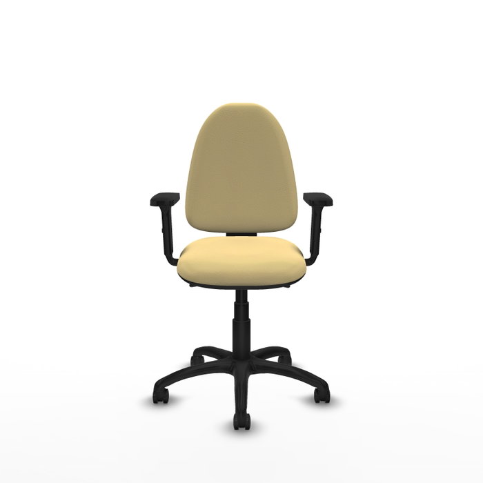 PIQUERAS Y CRESPO Silla de oficina Aýna con mecanismo Asincro, Similpiel Crema PIQUERAS Y CRESPO Silla de oficina Aýna con mecanismo Asincro, Similpiel Crema