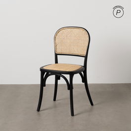 Silla Negro Madera de Olmo Contract 45 X 42 X 86 cm