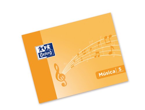 OXFORD Bloc de Música A5 con 10 Hojas y 5 Pentagramas (Set de 20) OXFORD Bloc de Música A5 con 10 Hojas y 5 Pentagramas (Set de 20)