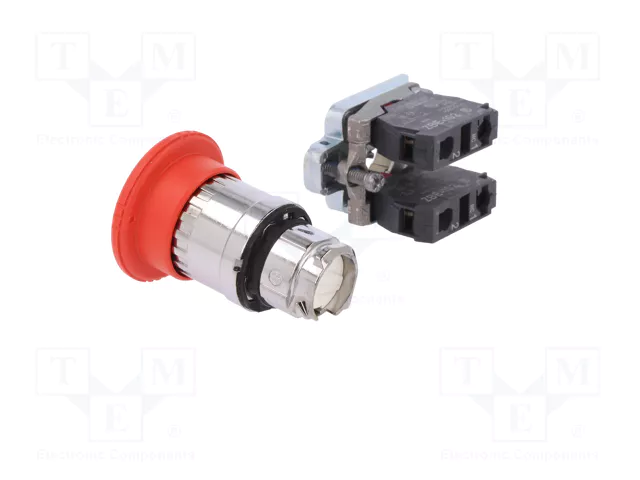 SCHNEIDER ELECTRIC Interruptor de emergencia Harmony XB4 XB4BS8444 Rojo